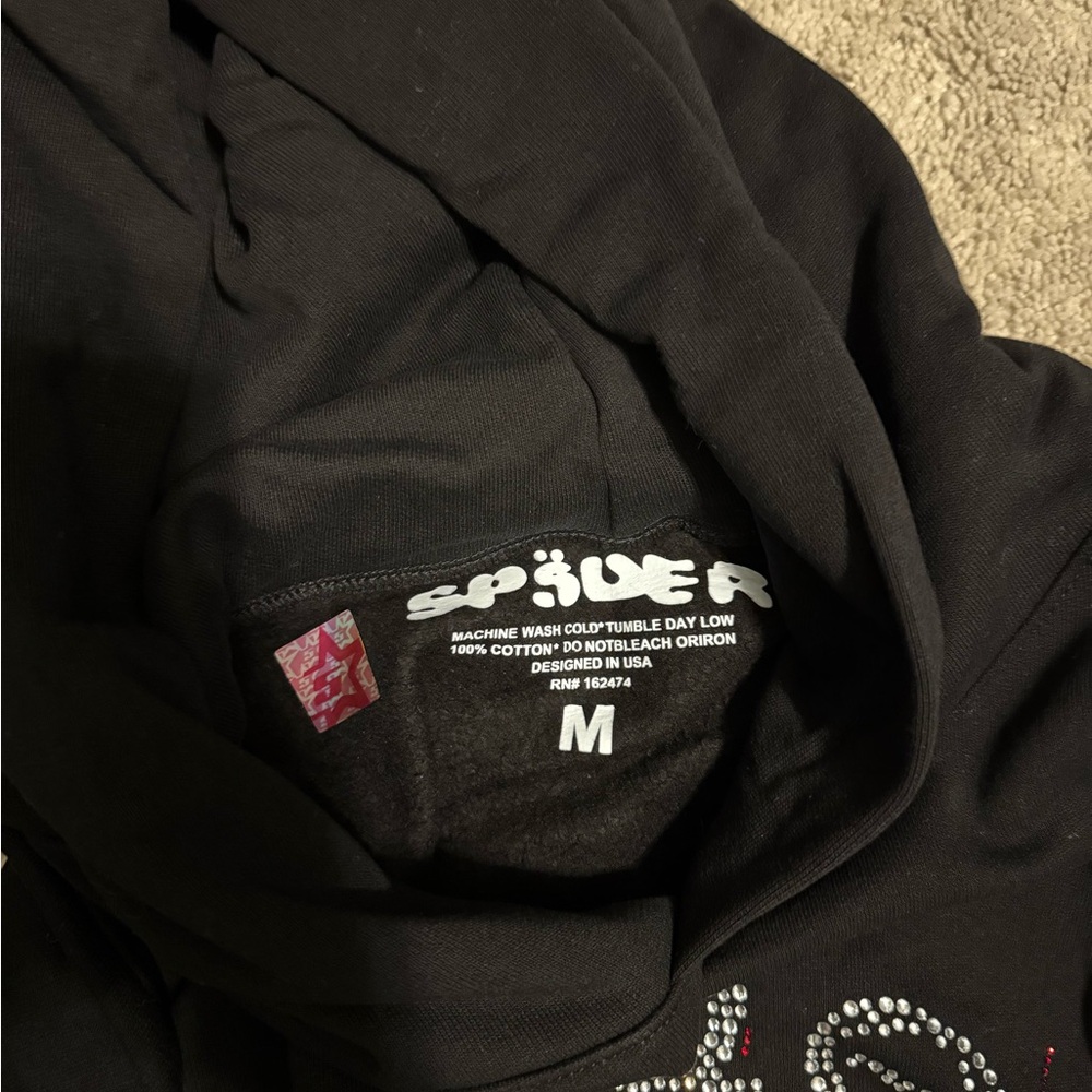 Sp5der “OG” Rhinestone Hoodie - Picture 3 of 3